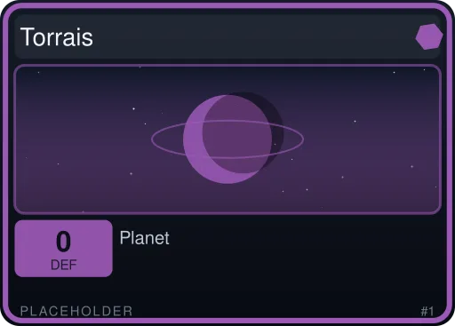Planetenkarte „Torrais“